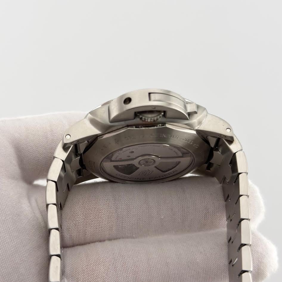 Panerai Luminor 1950 3 Tage GMT Gangreserve PAM00347 PAM 347 44mm Box Papier im Angebot 8