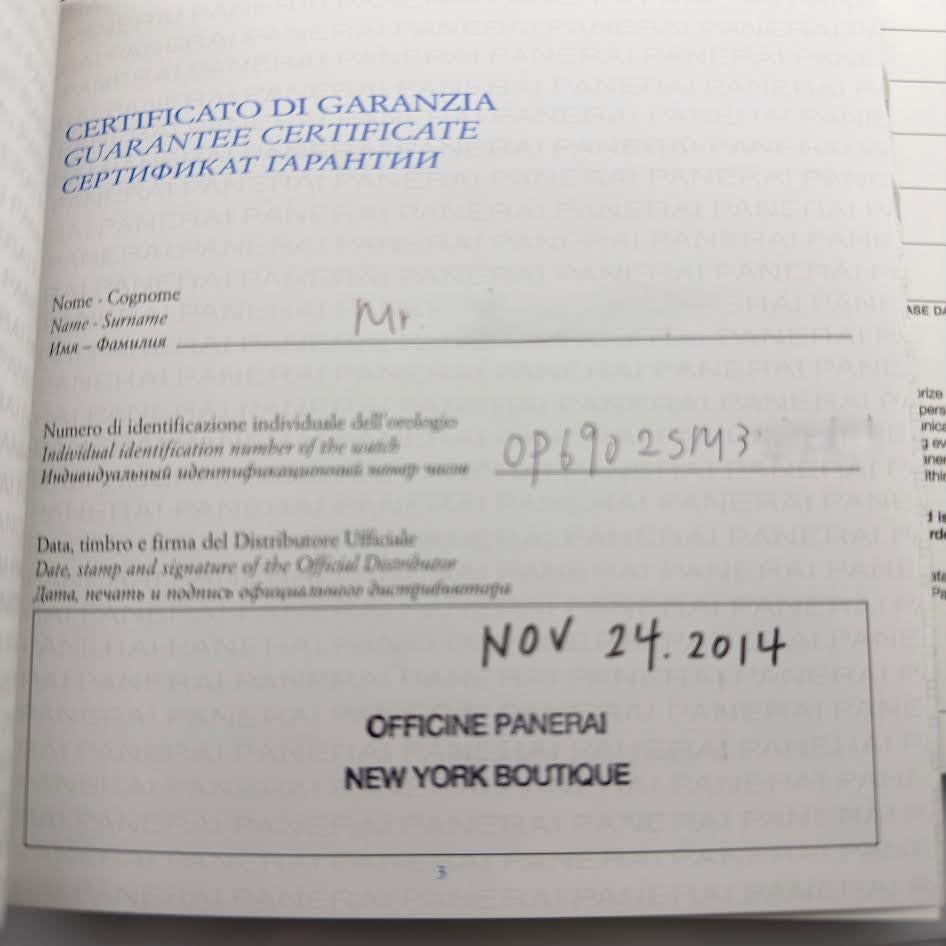 Panerai Luminor 1950 3 Tage GMT Gangreserve PAM00347 PAM 347 44mm Box Papier im Zustand „Gut“ im Angebot in San Diego, CA