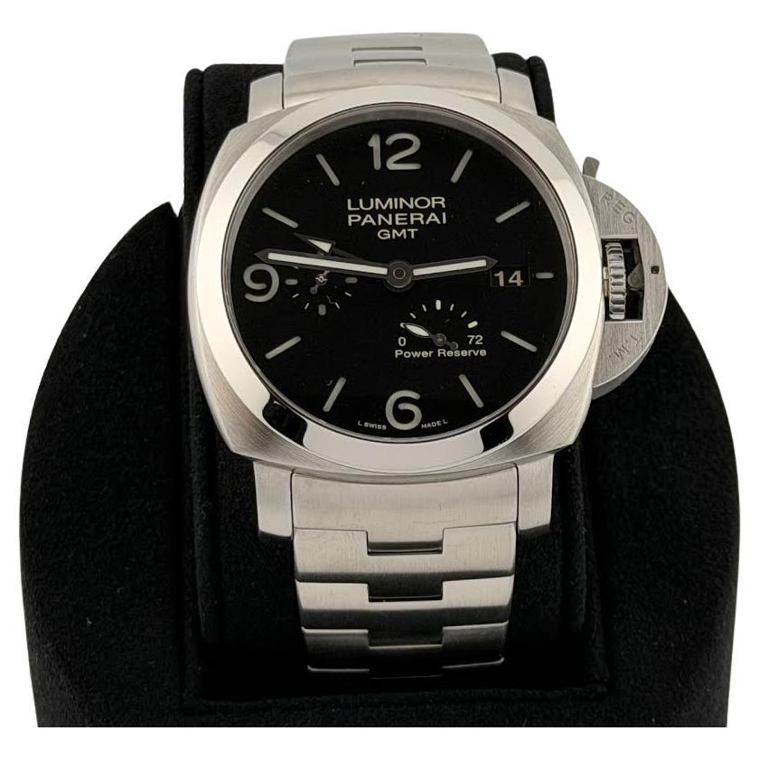 Panerai Luminor 1950 3 Días GMT Reserva de marcha PAM00347 PAM 347 44mm Caja Papel