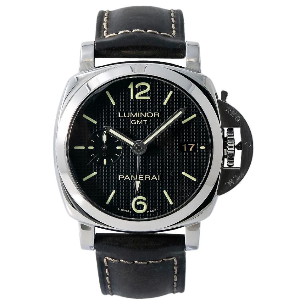 Panerai Luminor 1950 3Days GMT PAM00535 Men's Automatic Black Dial Watch