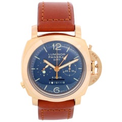 Panerai Luminor 1950 8 Day 18k Rose Gold Men's Chronograph Men's Watch PAM 277 (