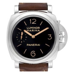 Used Panerai Luminor 1950 Acciaio 3 Days Power Reserve Watch PAM00422