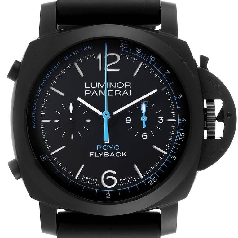 Panerai Luminor 1950 Flyback PCYC Ceramic Mens Watch PAM00788 Box ...