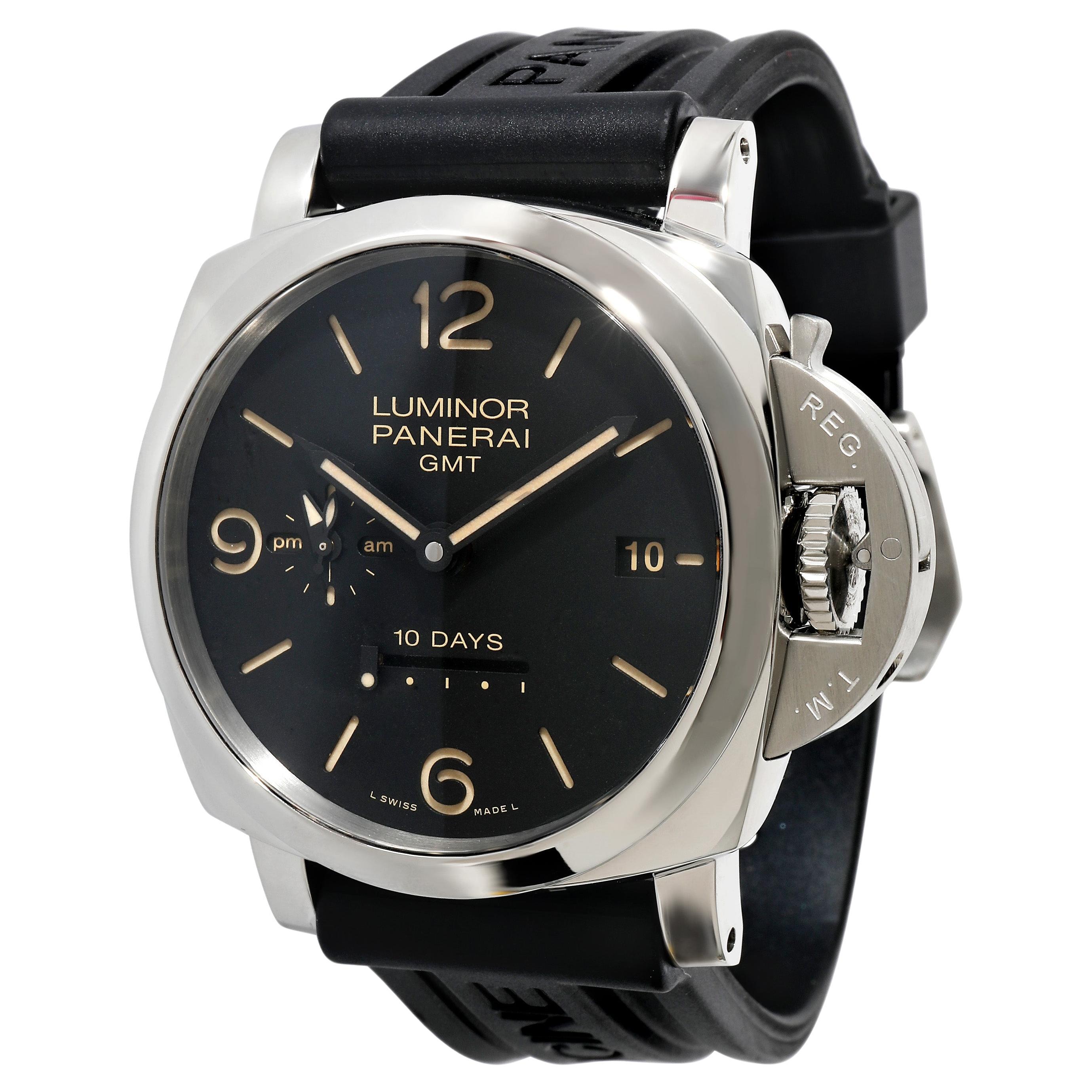 Panerai Luminor 1950 GMT PAM00533 Herrenuhr in  Rostfreier Stahl