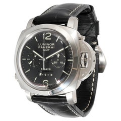 Panerai Luminor 1950 Monopulsante GMT PAM00275 Herrenuhr in  Rostfreier Stahl