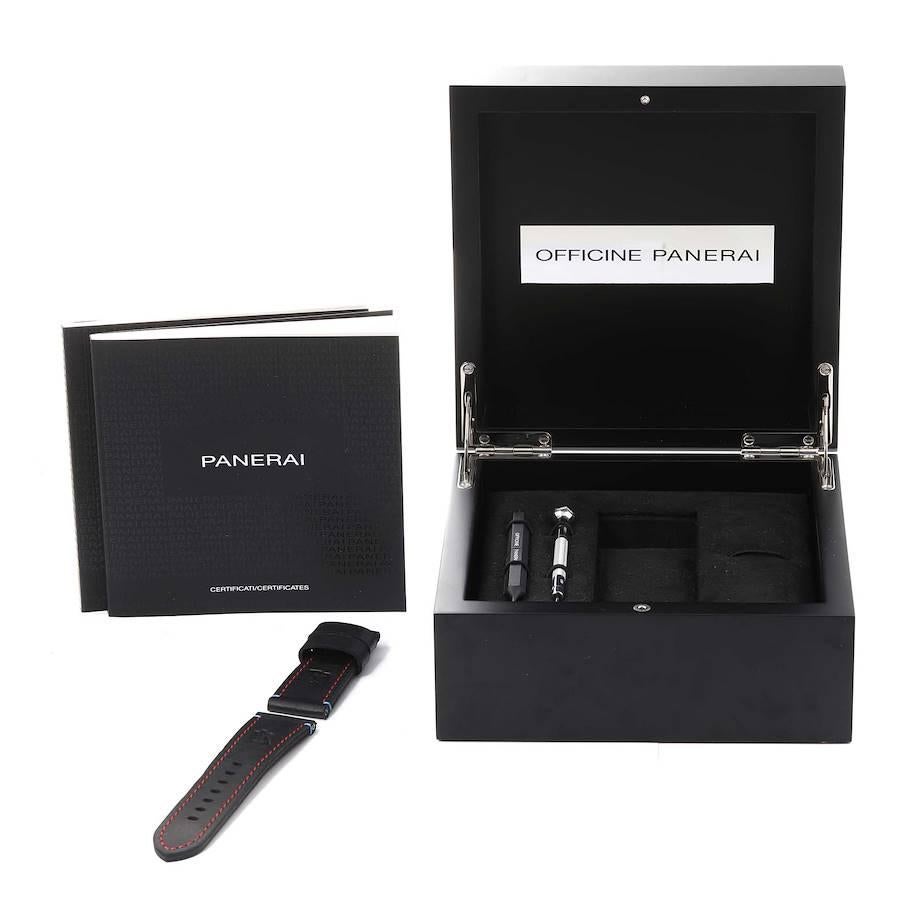 Panerai Luminor 1950 Regatta 47mm Oracle Team USA Uhr PAM00726 Schachtelpapiere im Angebot 7