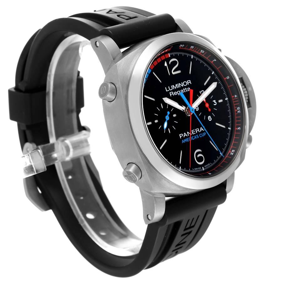 Panerai Luminor 1950 Regatta 47mm Oracle Team USA Uhr PAM00726 Schachtelpapiere im Zustand „Hervorragend“ im Angebot in Atlanta, GA
