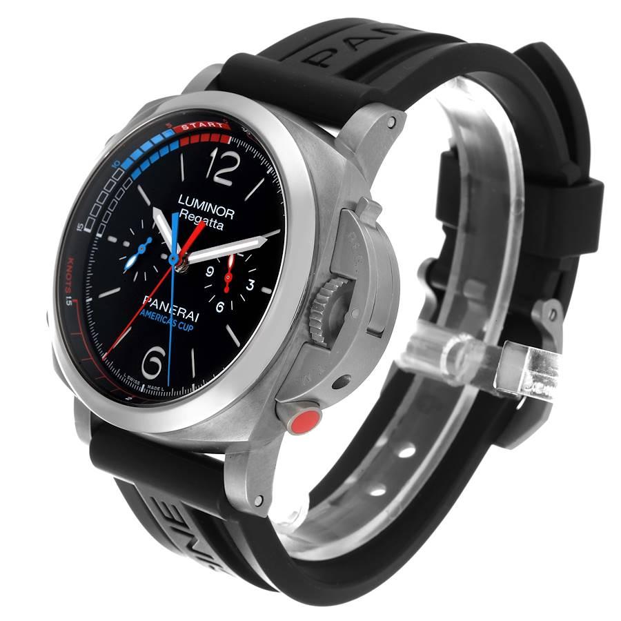 Panerai Luminor 1950 Regatta 47mm Oracle Team USA Uhr PAM00726 Schachtelpapiere Herren im Angebot