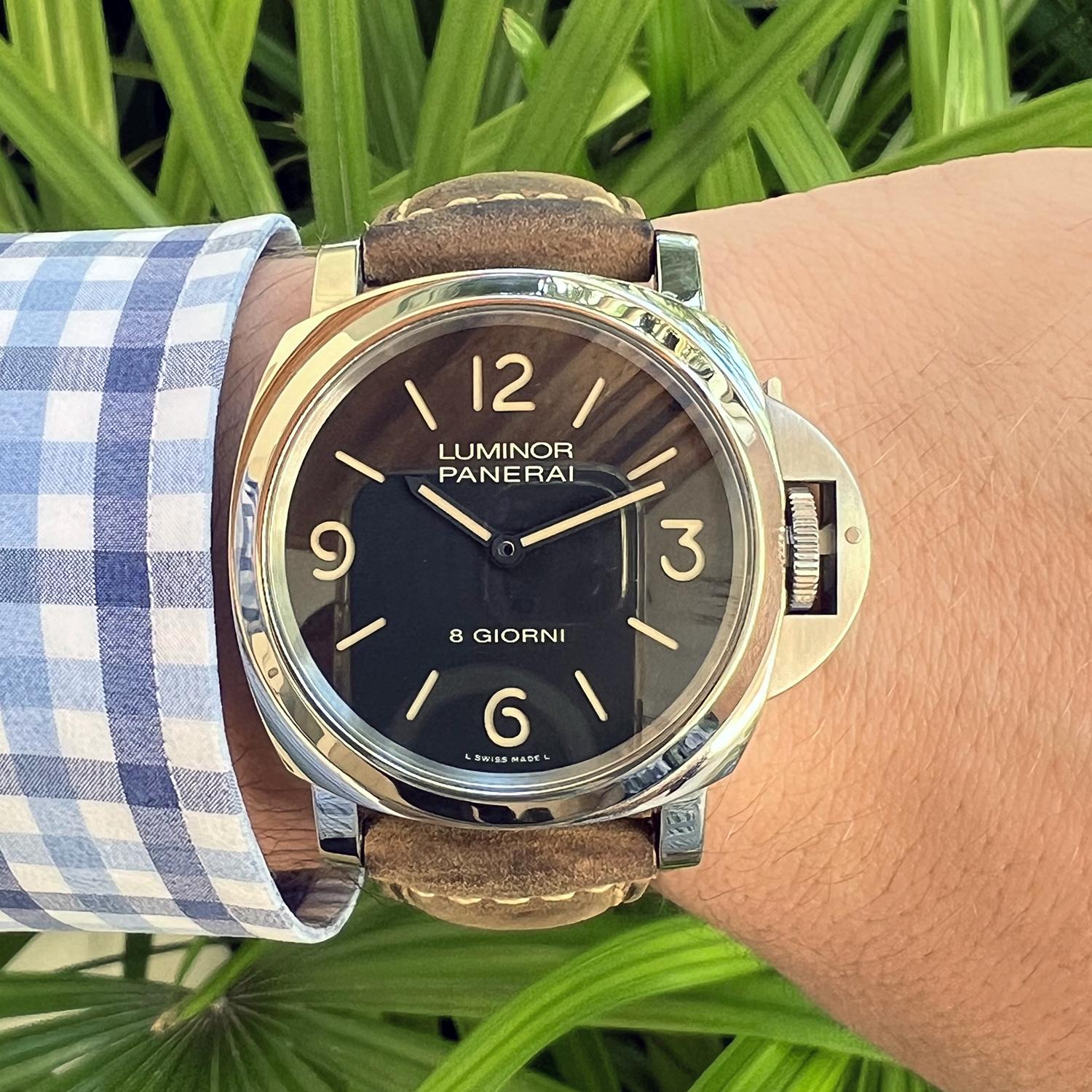 Uomo Panerai Luminor 44mm Steele Ref. PAM00914