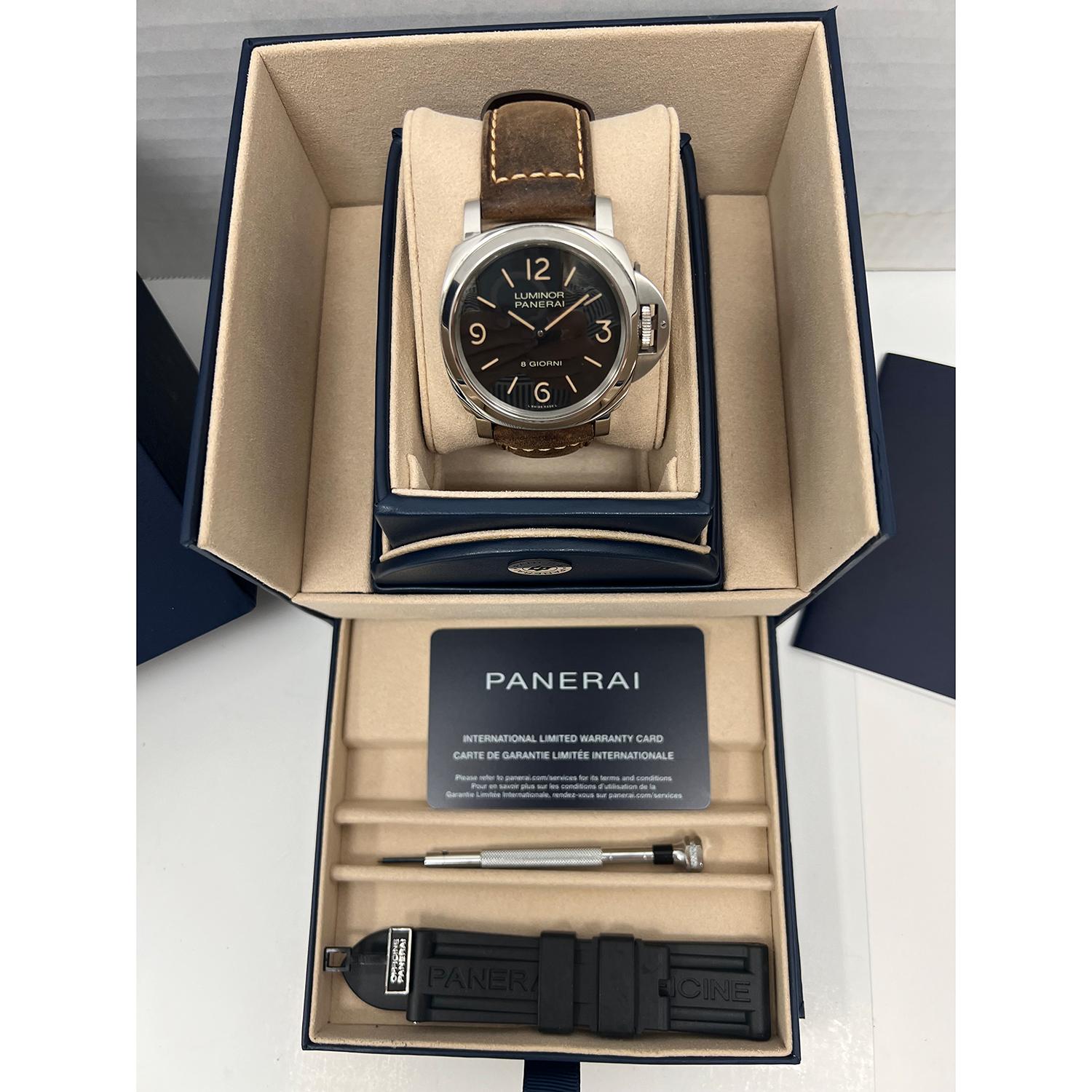 Panerai Luminor 44mm Steele Ref. PAM00914 In condizioni ottime a Palm Beach, FL