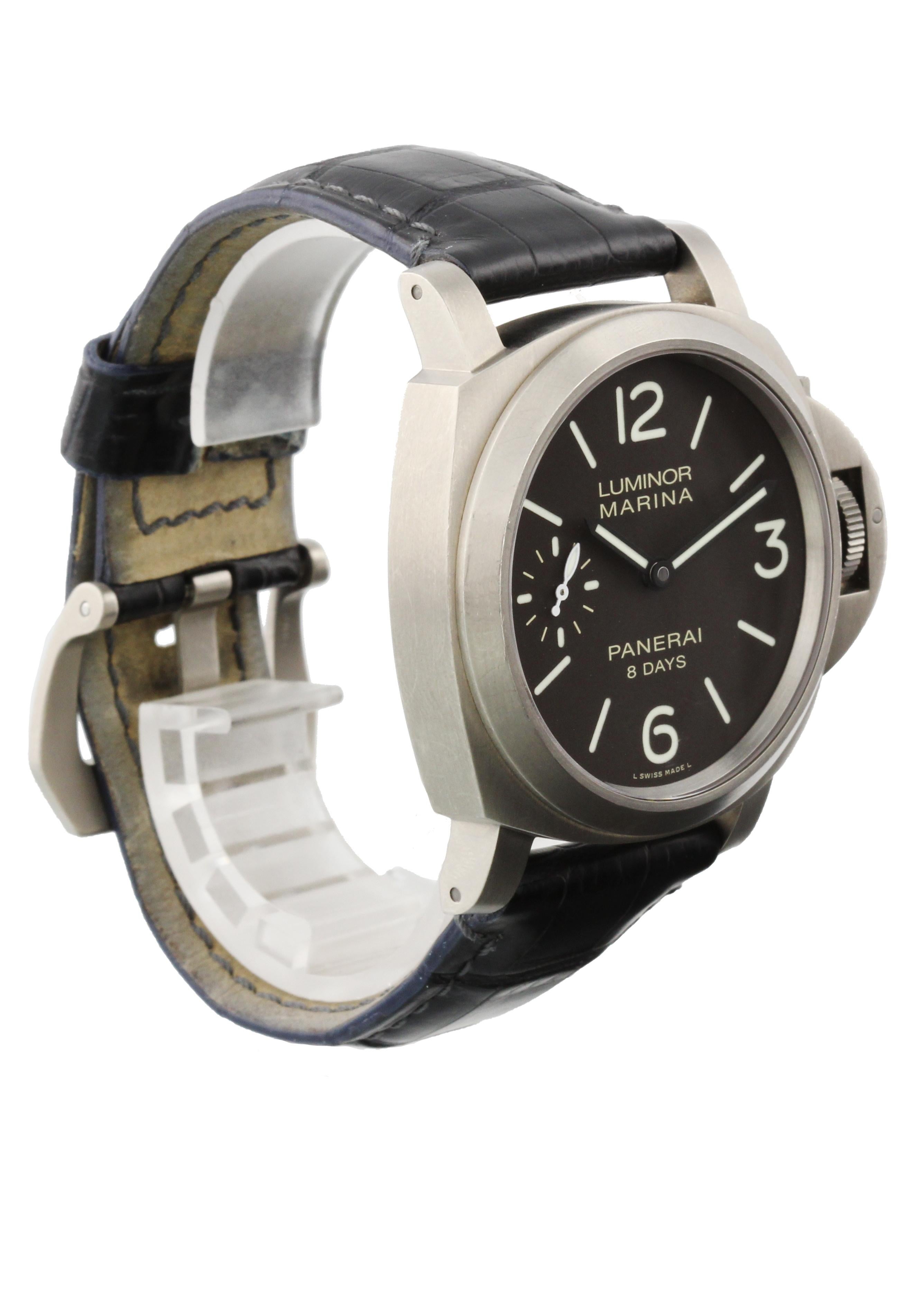 Panerai Luminor 8 Days PAM00564 Men's Watch In Excellent Condition For Sale In New York, NY