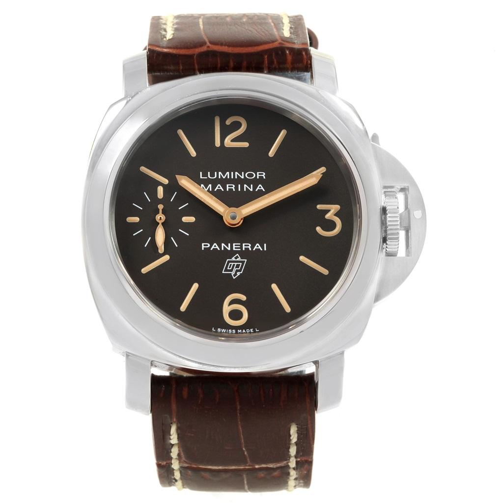 panerai luminor marina logo acciaio watch - pam00632