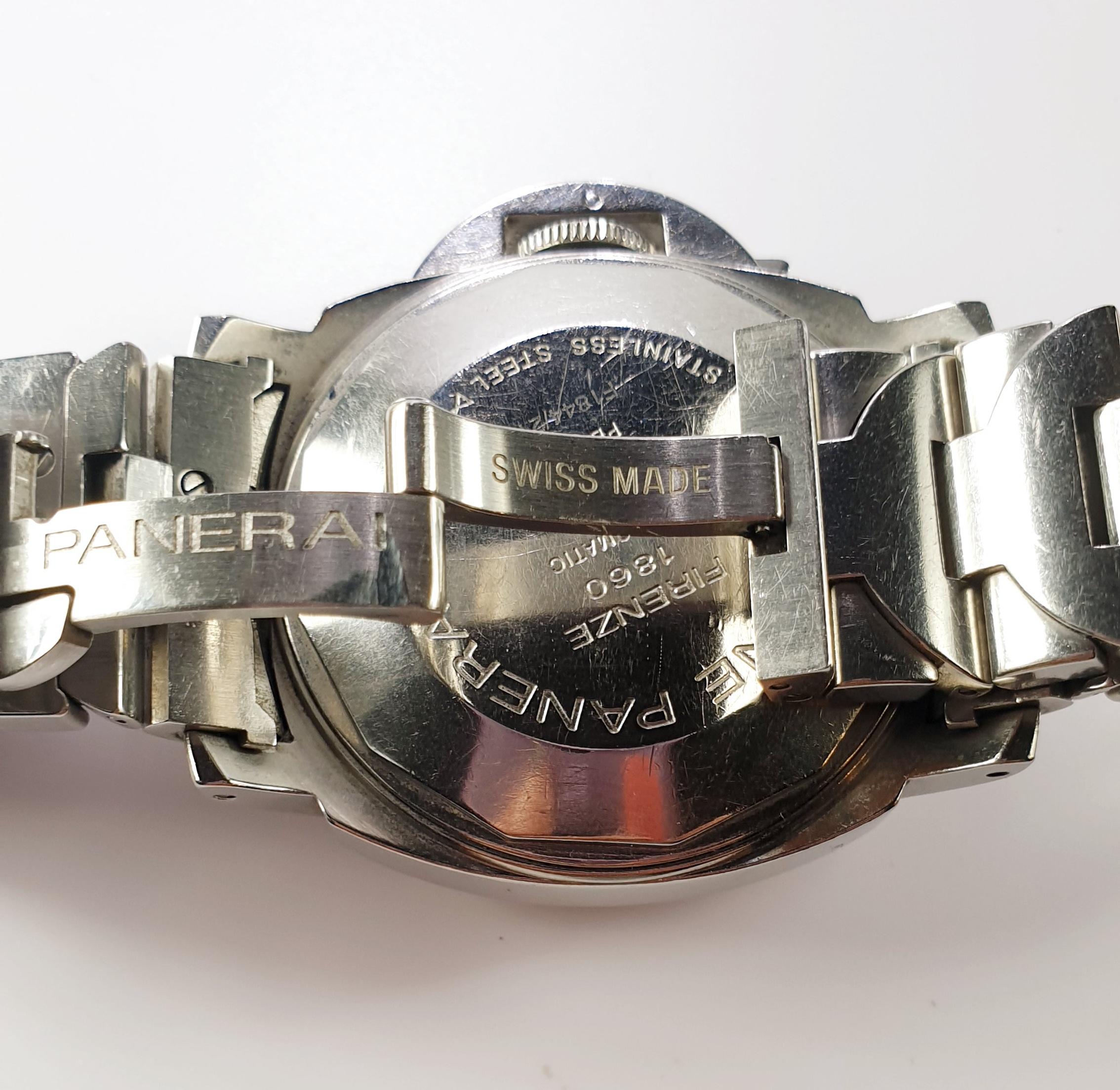 Reloj Panerai Luminor Authomatic Firenze 1860 Reserva de marcha Swiss Made con caja Contemporáneo