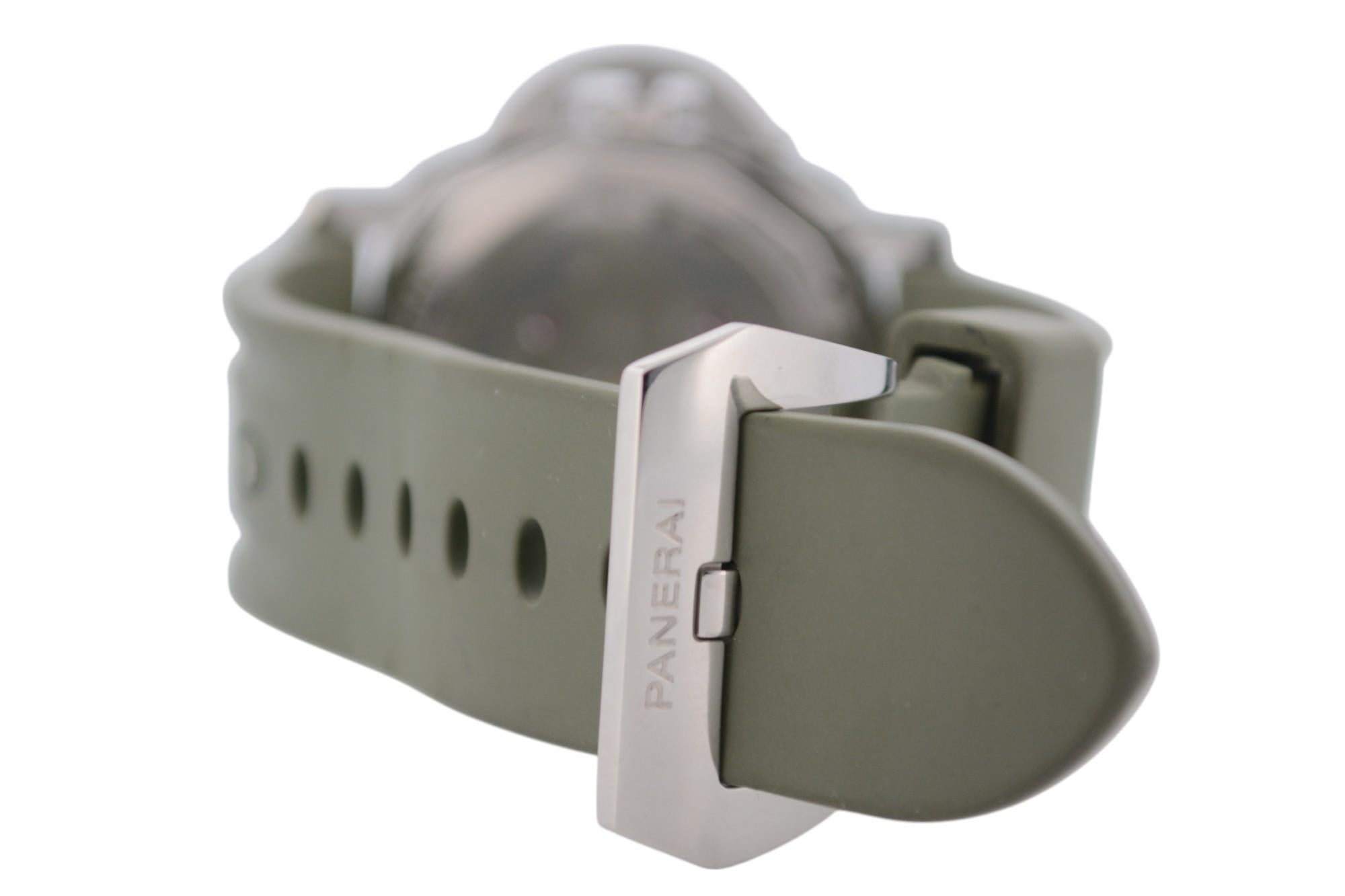 Panerai Luminor Base 8 Days 44 Stainless Steel Manual Winding Ref: PAM 00560 For Sale 2