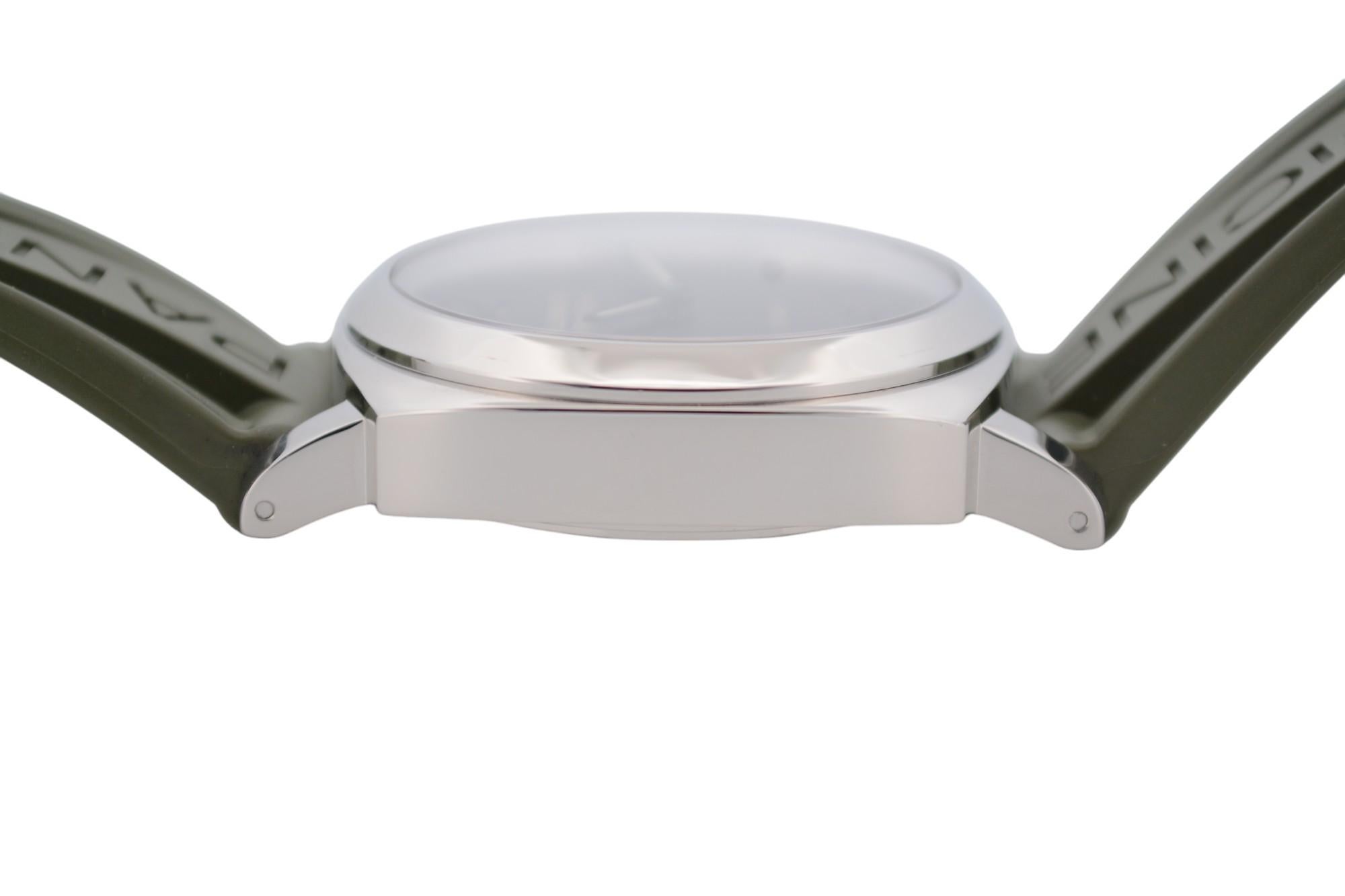 Panerai Luminor Base 8 Days 44 Stainless Steel Manual Winding Ref: PAM 00560 For Sale 5