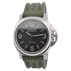 Vintage Panerai Luminor Base 8 Days 44 Stainless Steel Manual Winding Ref: PAM 00560