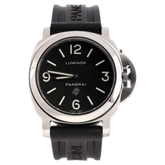 Panerai Luminor Base 8 Days Manual Watch Stainless Steel with Leather and Rubber