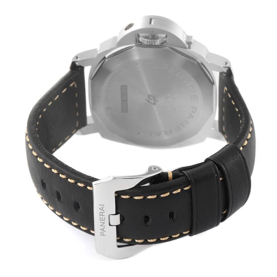 Panerai Luminor Base Logo 44mm Stahl-Herrenuhr PAM00773 Box Papiere im Angebot 6