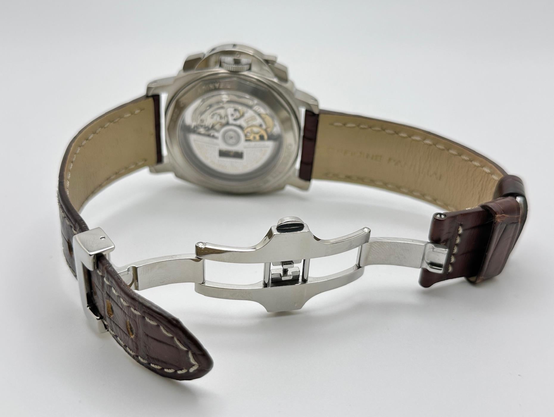 Panerai Luminor Chronograph PAM00072 40mm Titanium PAM 72 OP6531 en vente 1