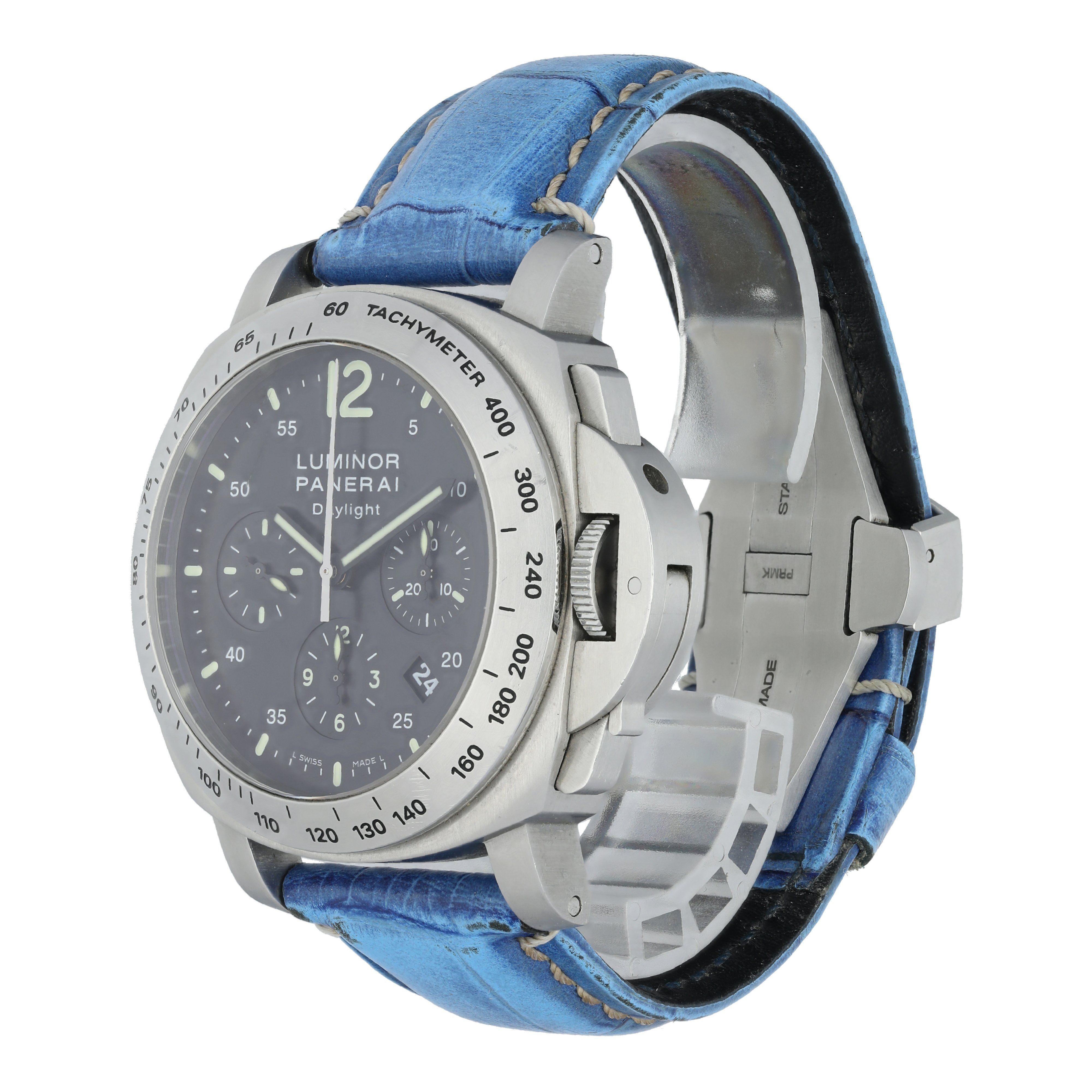 Panerai Luminor Daylight Chronograph PAM250 Men s Watch Box Papers