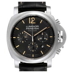 Panerai Luminor Daylight Chronograph Stahl Herrenuhr PAM00356