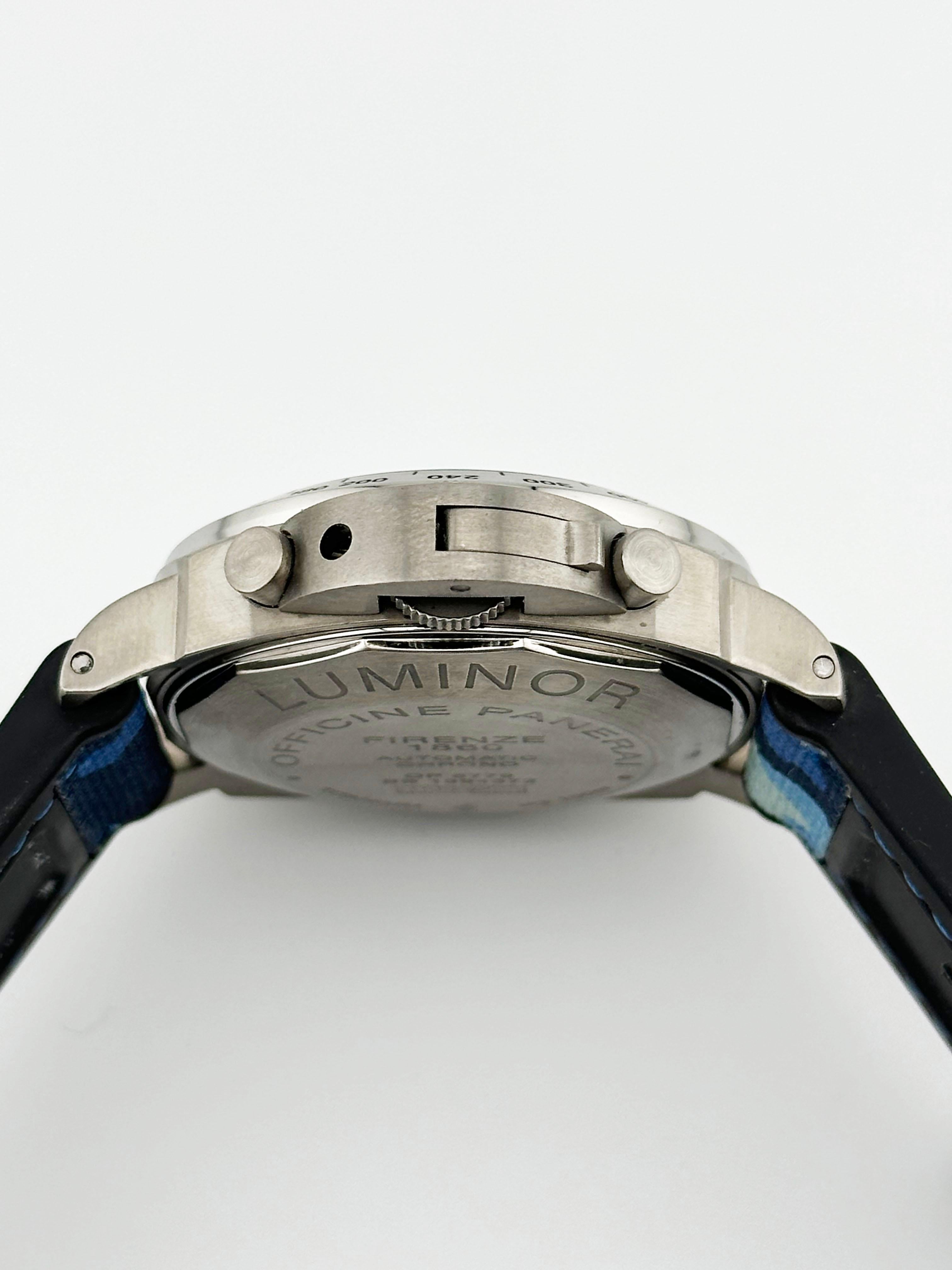 Panerai Luminor Daylight PAM00326 PAM 326 Blue Dial Stainless Steel Box 44mm 1