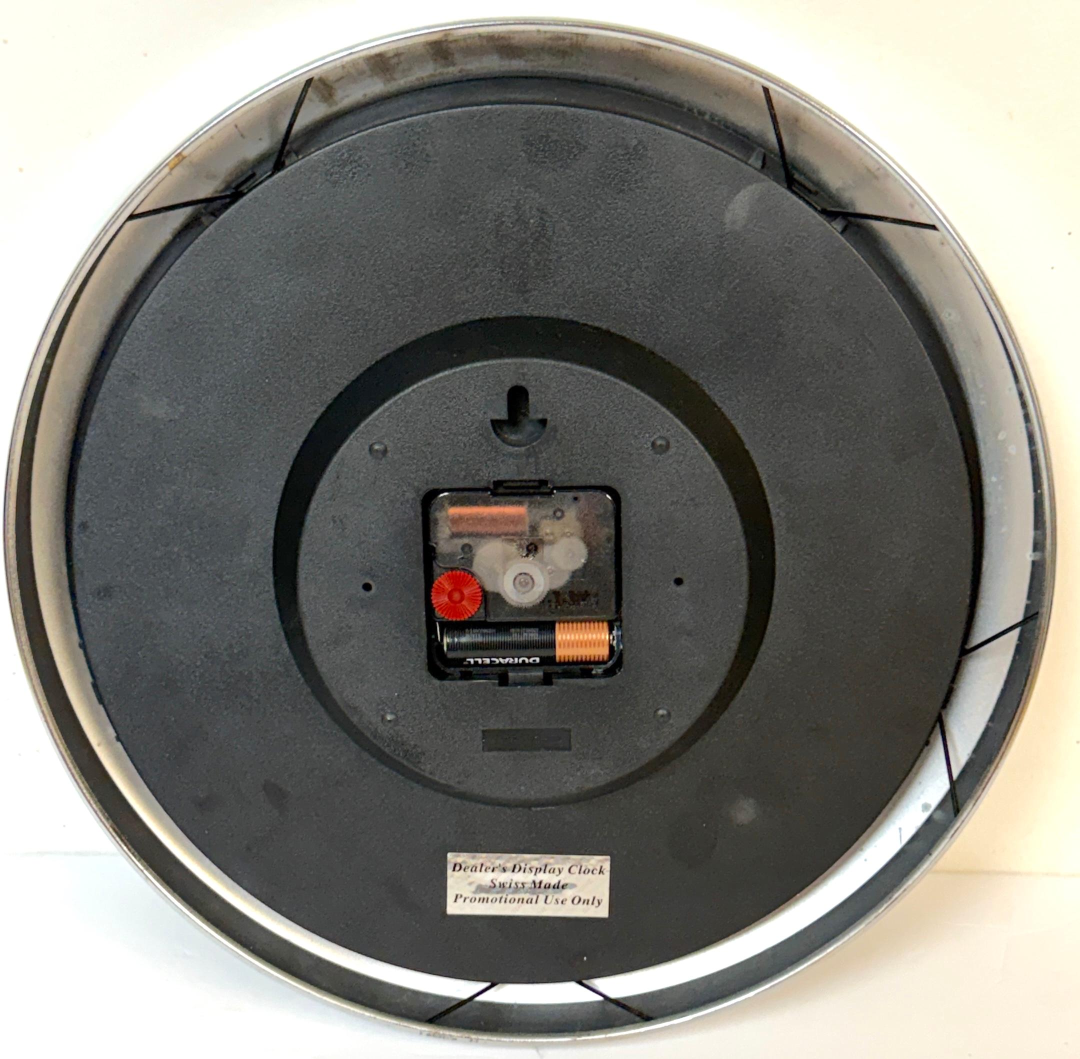 Panerai Luminor Dealer Fixture Wall Clock, Swiss Made Promotional ...