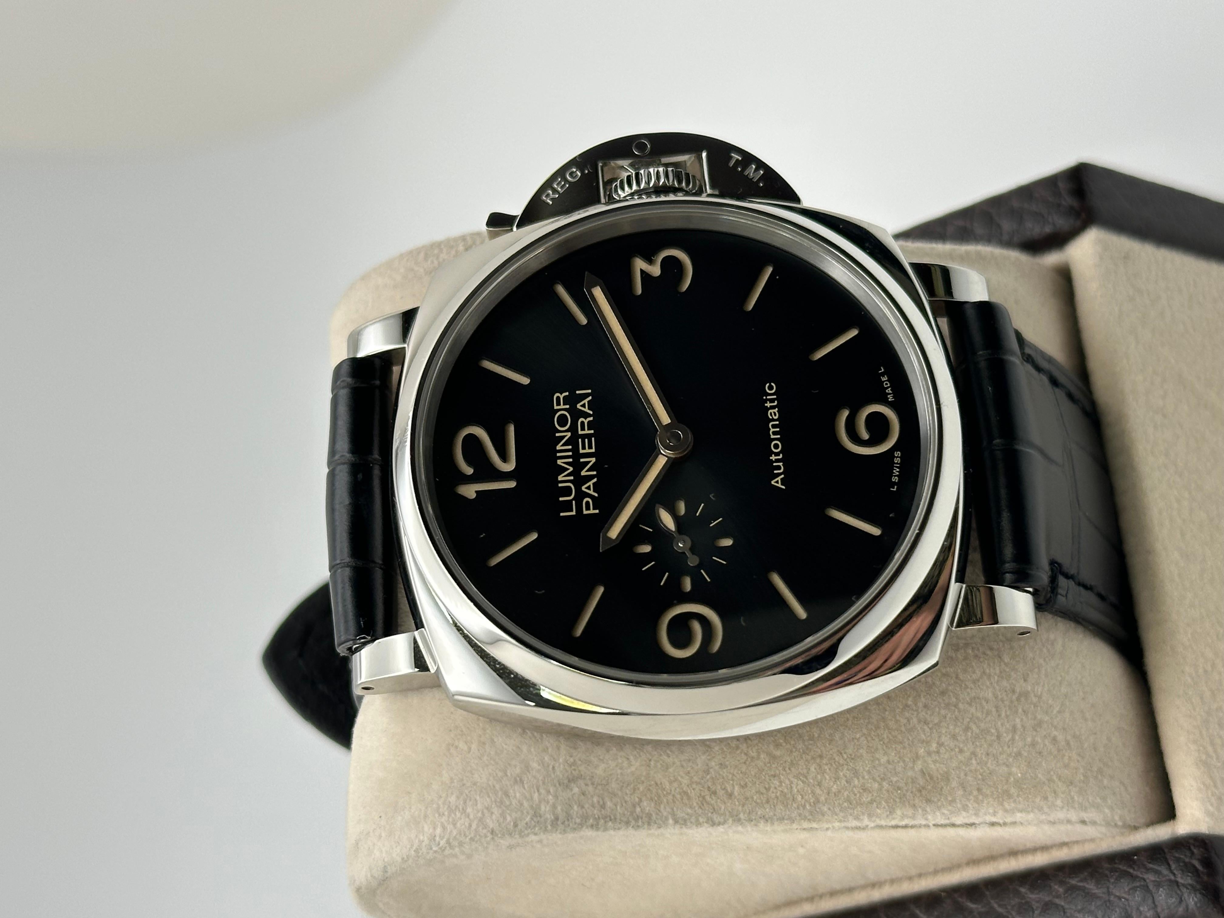 Uomo Panerai Luminor Due 3 Days PAM00674 PAM 674 Acciaio Inox 45mm Scatola Libretto in vendita