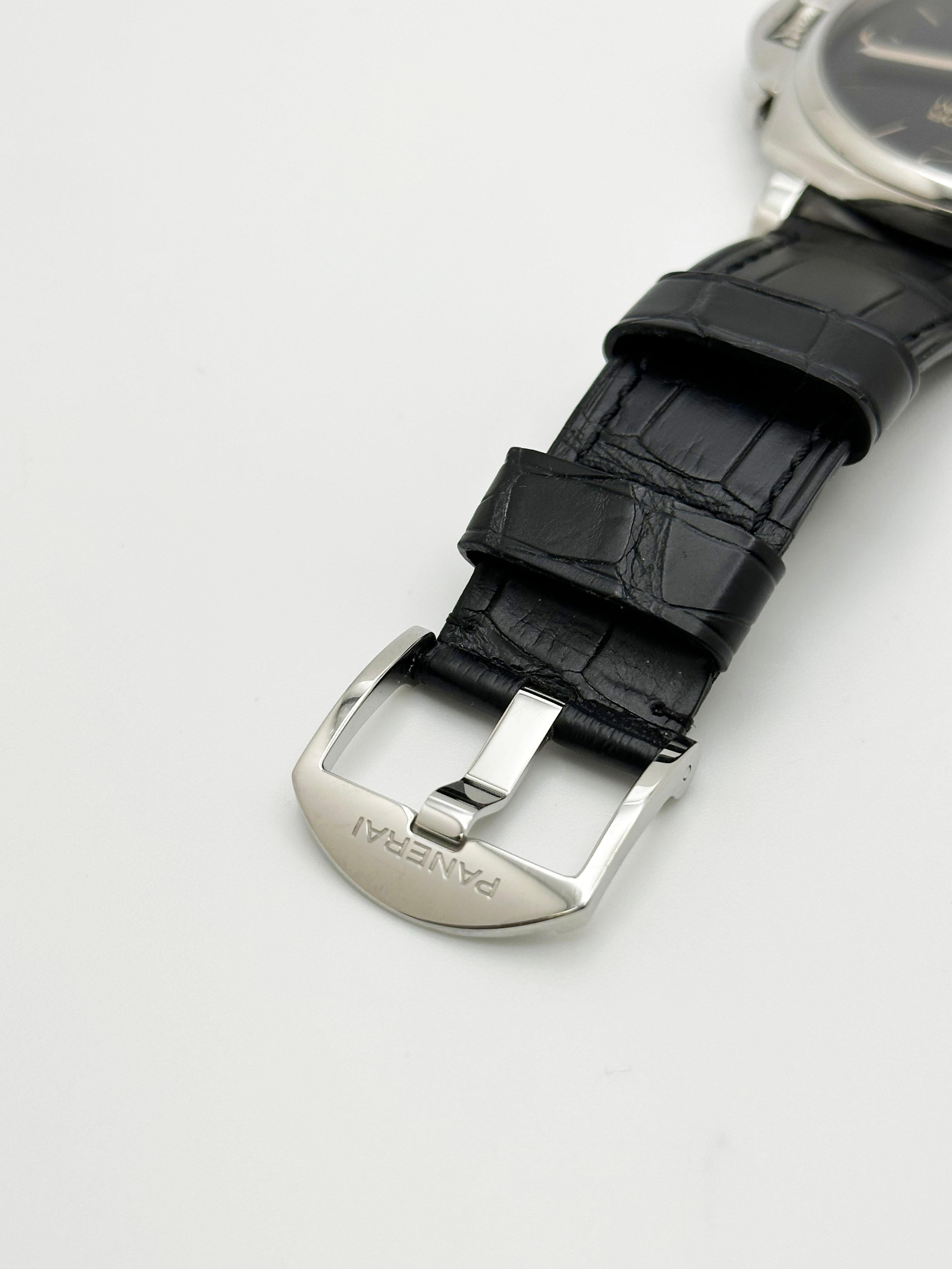 Panerai Luminor Due 3 Days PAM00674 PAM 674 Acciaio Inox 45mm Scatola Libretto in vendita 3