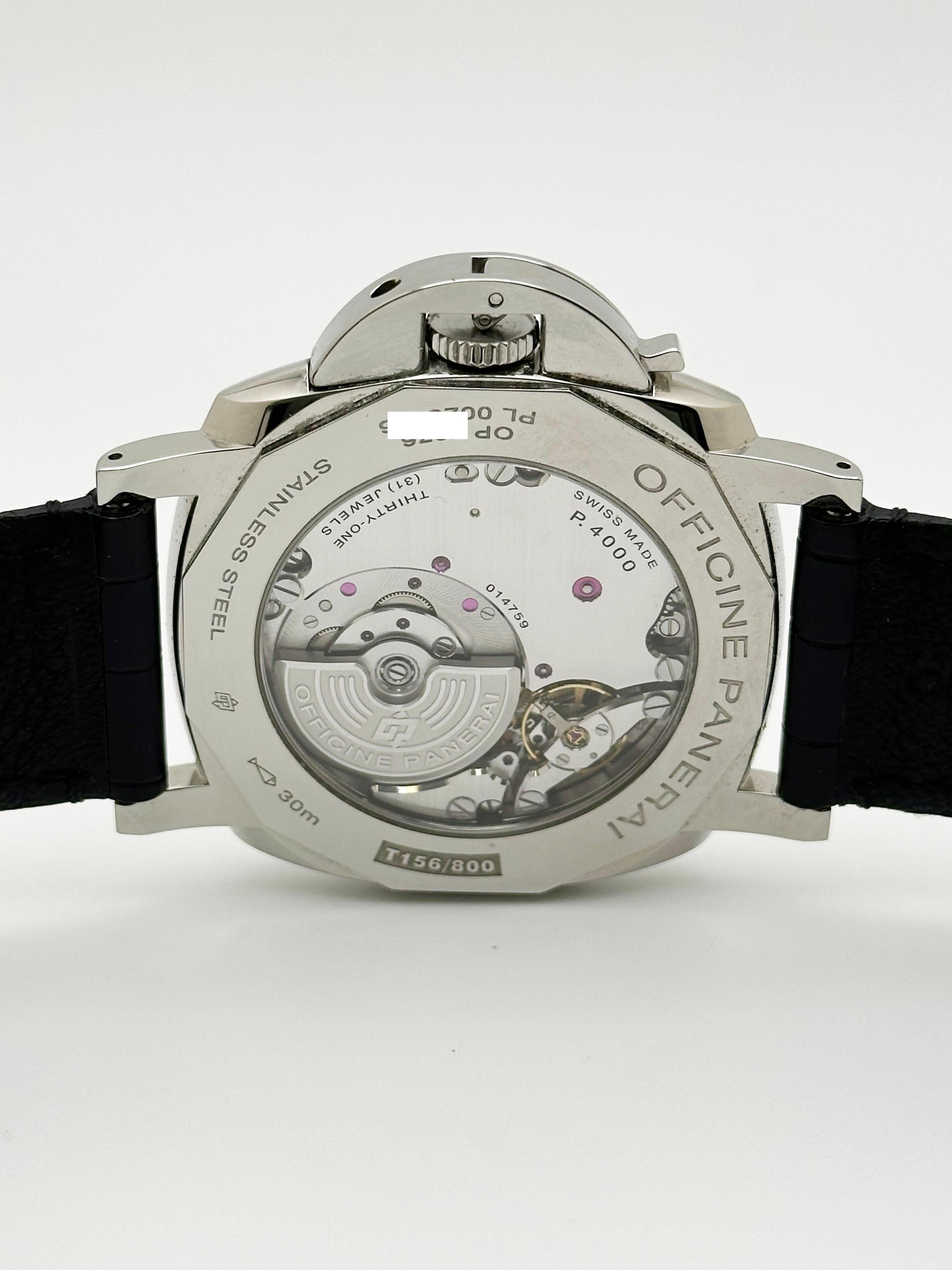 Panerai Luminor Due 3 Days PAM00674 PAM 674 Acciaio Inox 45mm Scatola Libretto in vendita 4
