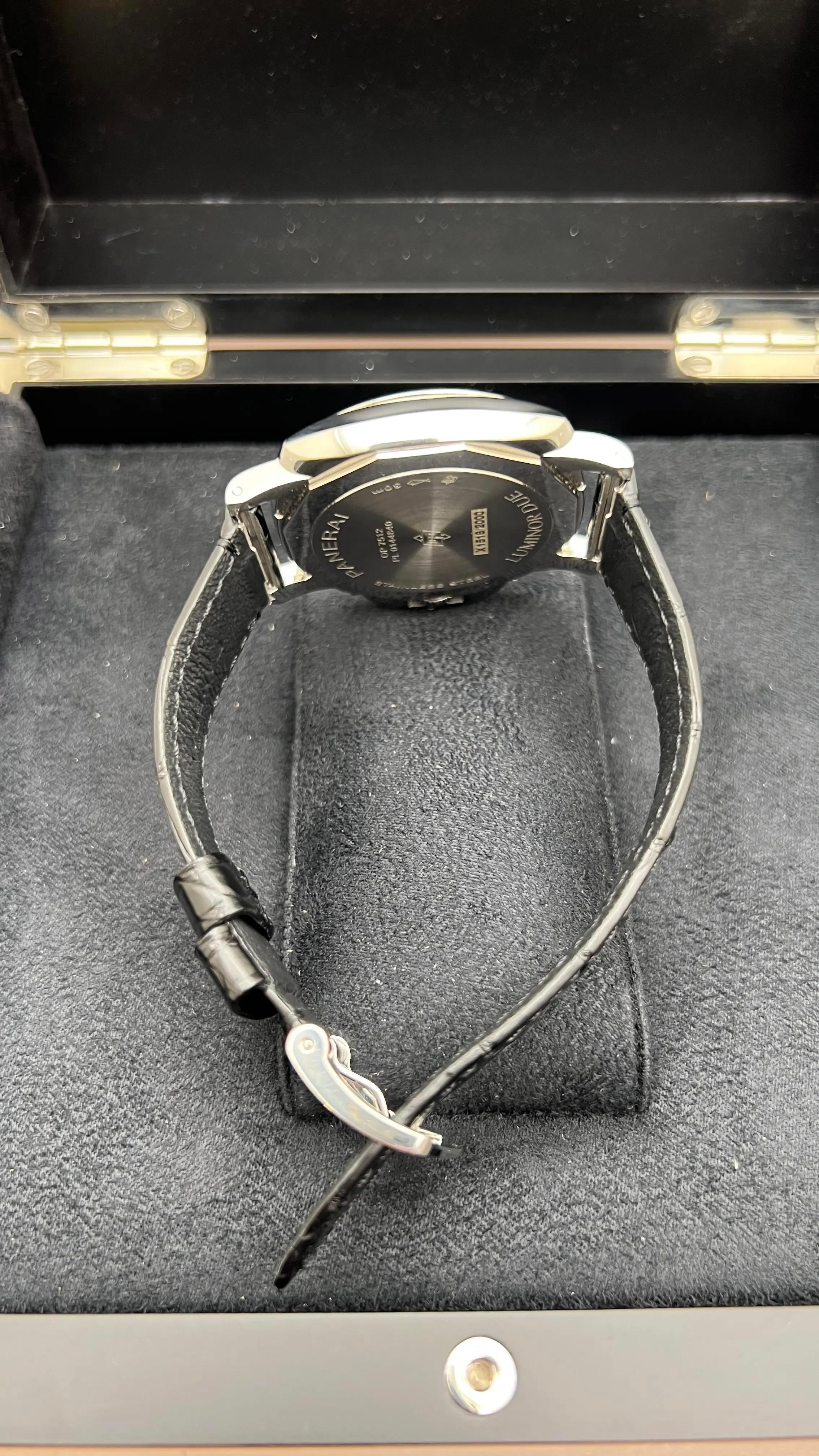 Panerai Luminor Due 42mm Anthrazit Zifferblatt Box Papiere 2022 PAM01250 im Angebot 7