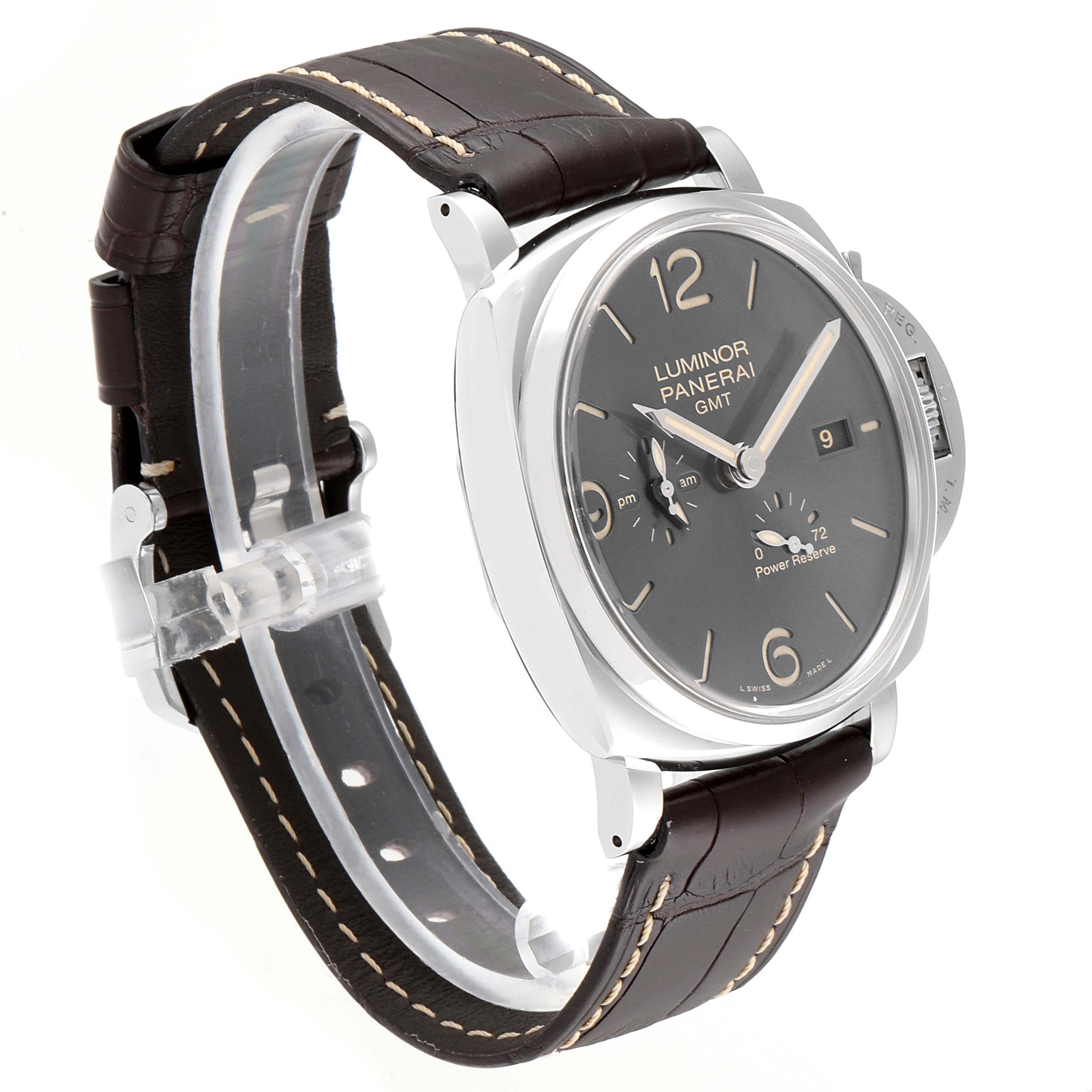 Panerai Luminor Due GMT Anthracite Dial Automtic Men's Watch PAM00944 1