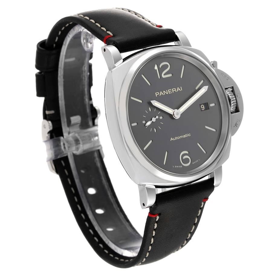 Panerai Luminor Due Lucern and Zurich LE Mens Watch PAM01083 Box Card In Excellent Condition In Atlanta, GA