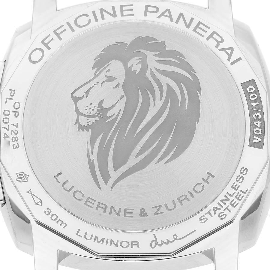 Panerai Luminor Due Lucern and Zurich LE Mens Watch PAM01083 Box Card 2