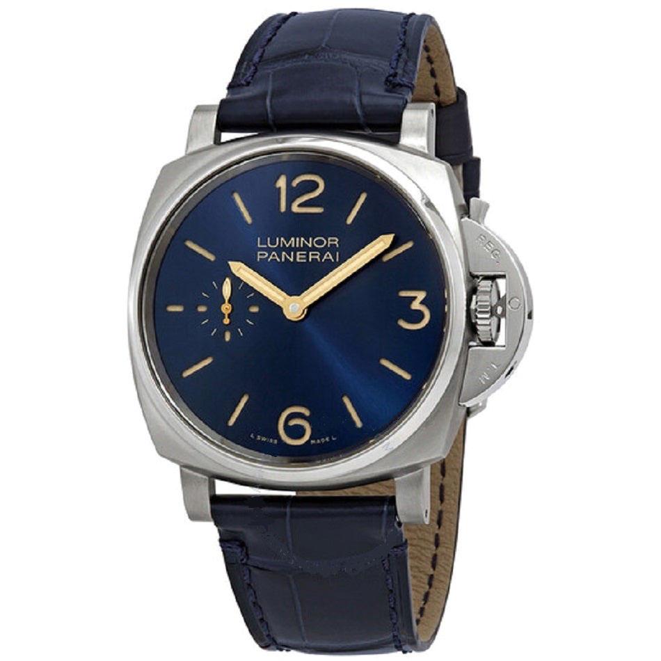Panerai Luminor Due PAM00728 Blue New Mens Automatic Watch Box & Papers For Sale
