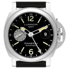Panerai Luminor GMT 44mm Automatico in Acciaio Orologio da Uomo PAM01088 Box Card