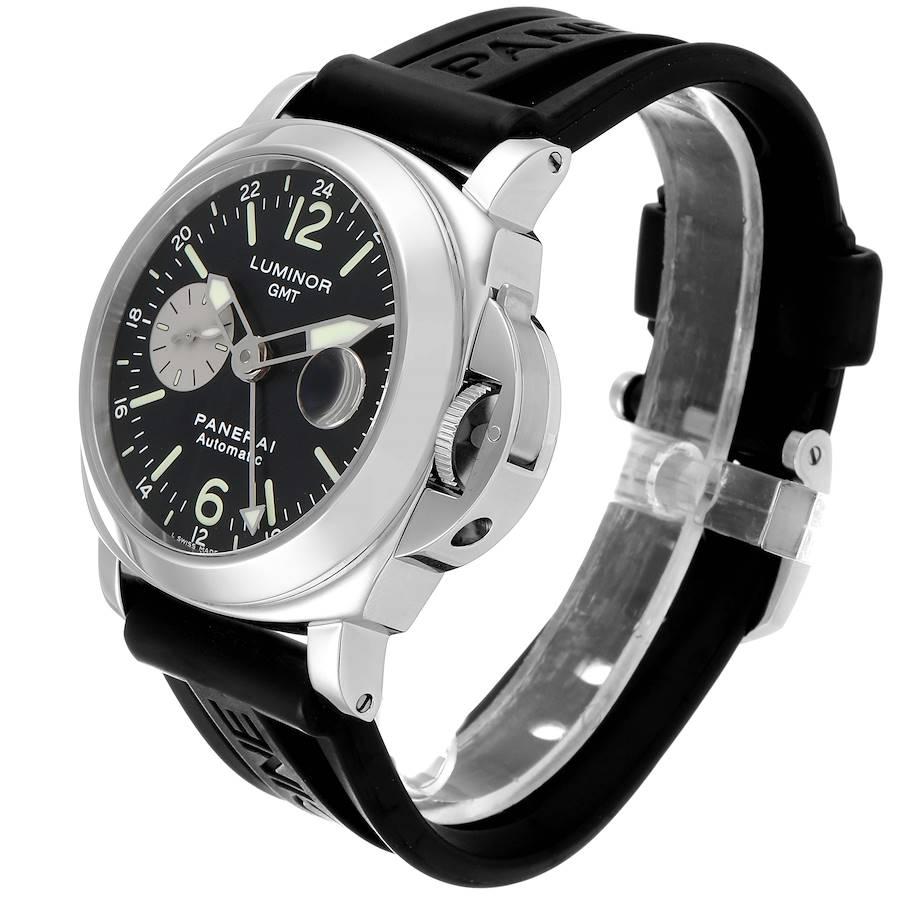 Panerai Luminor GMT Automatic Steel Men's Watch PAM00088 In Excellent Condition For Sale In Atlanta, GA