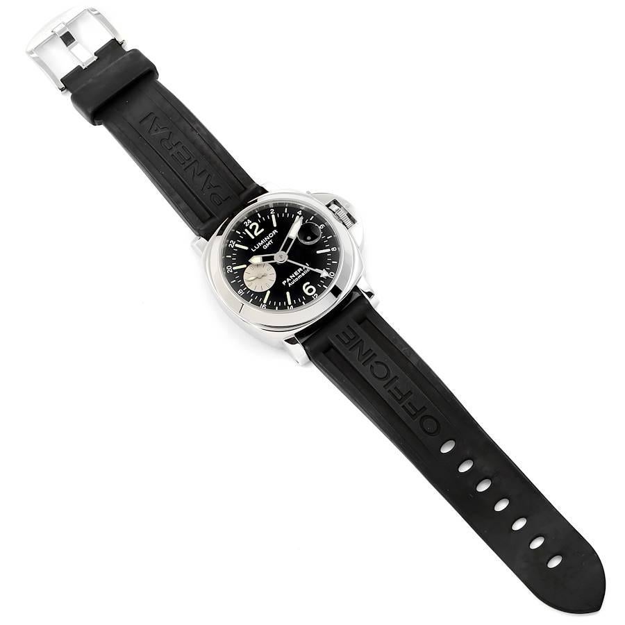 Panerai Luminor GMT Automatic Steel Men's Watch PAM00088 For Sale 4