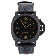Panerai Luminor GMT Automatic Watch Ceramic and Leather 44