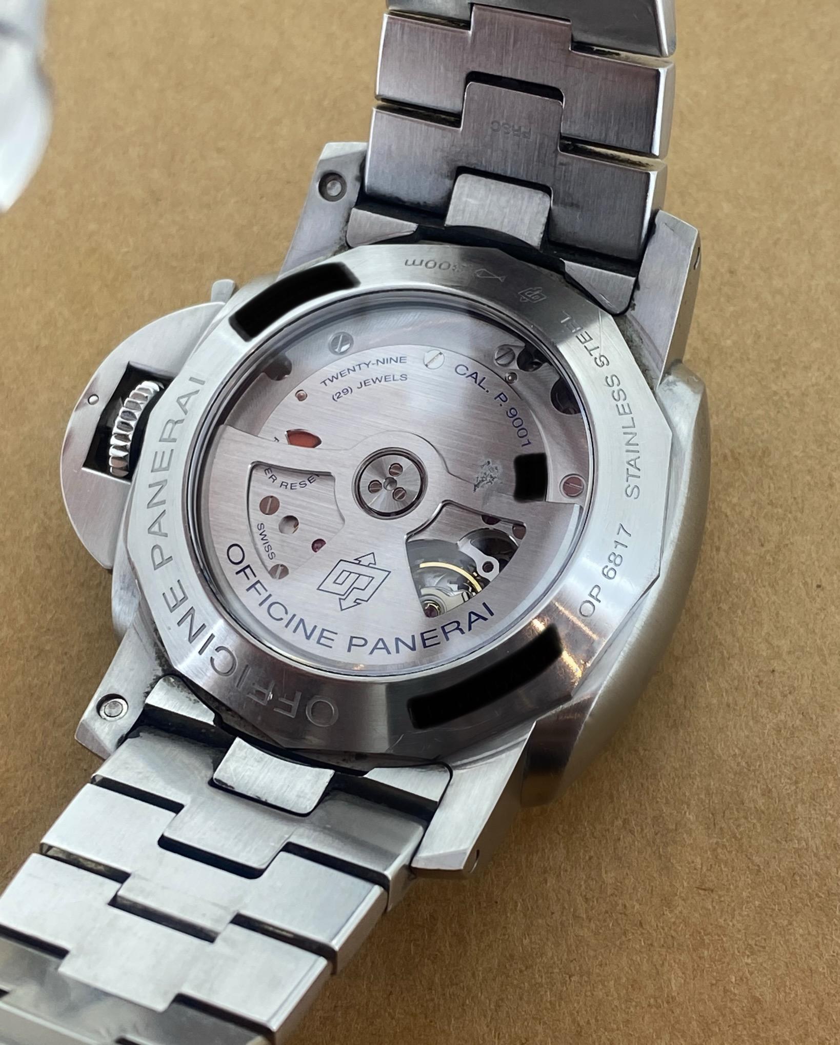 Panerai Luminor GMT PAM 00320-OP6817, Cal P.9001 c2015 Reloj automático para caballero. en Excelente estado para la venta en MELBOURNE, AU