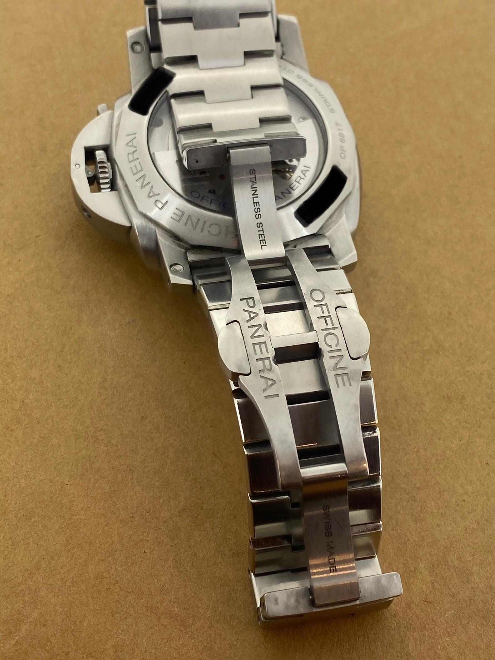 De los hombres Panerai Luminor GMT PAM 00320-OP6817, Cal P.9001 c2015 Reloj automático para caballero. en venta