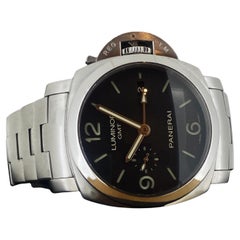 Panerai Luminor GMT PAM 00320-OP6817, Cal P.9001 c2015 Automatic Mens' Watch.
