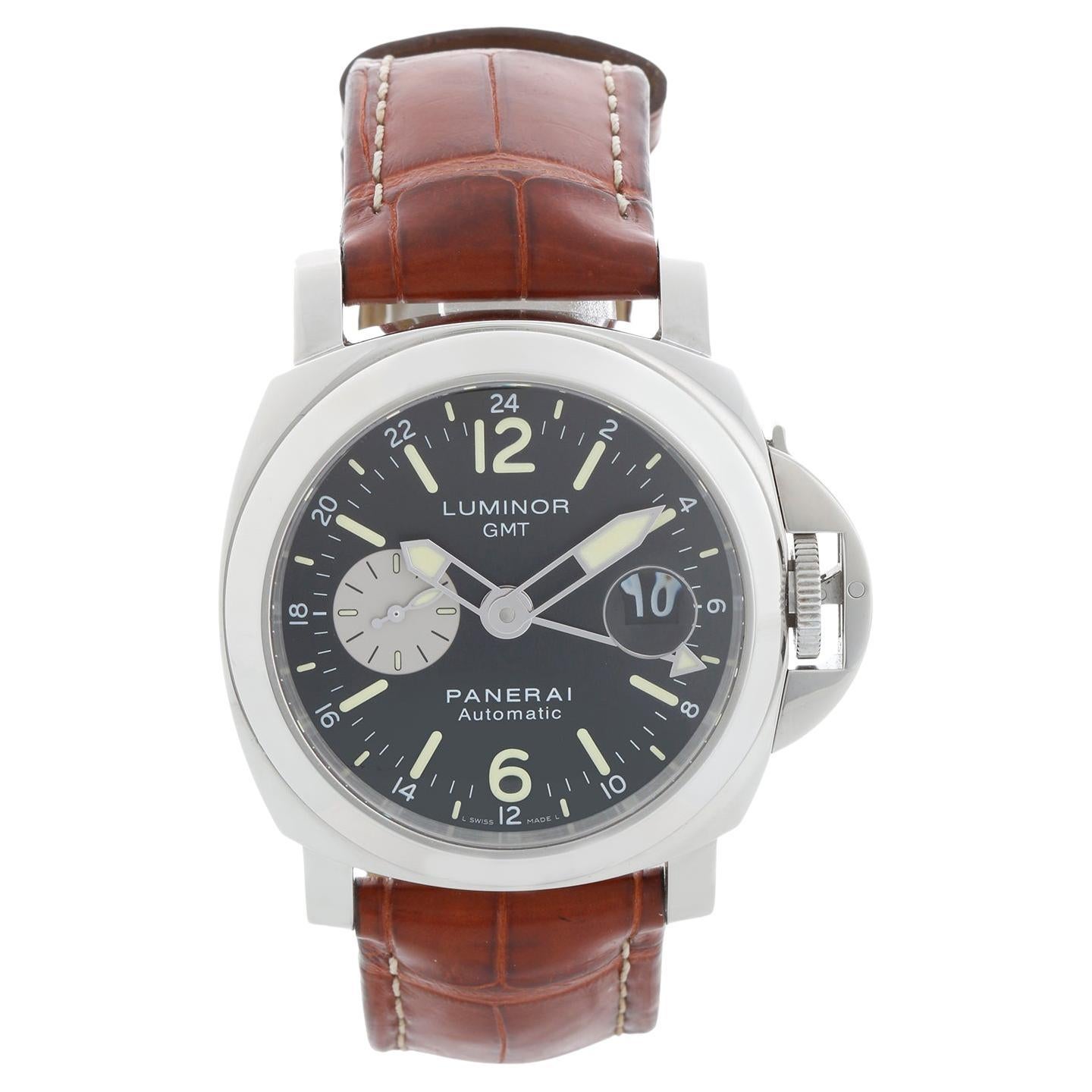 Panerai Luminor GMT Edelstahl Herrenuhr PAM 88