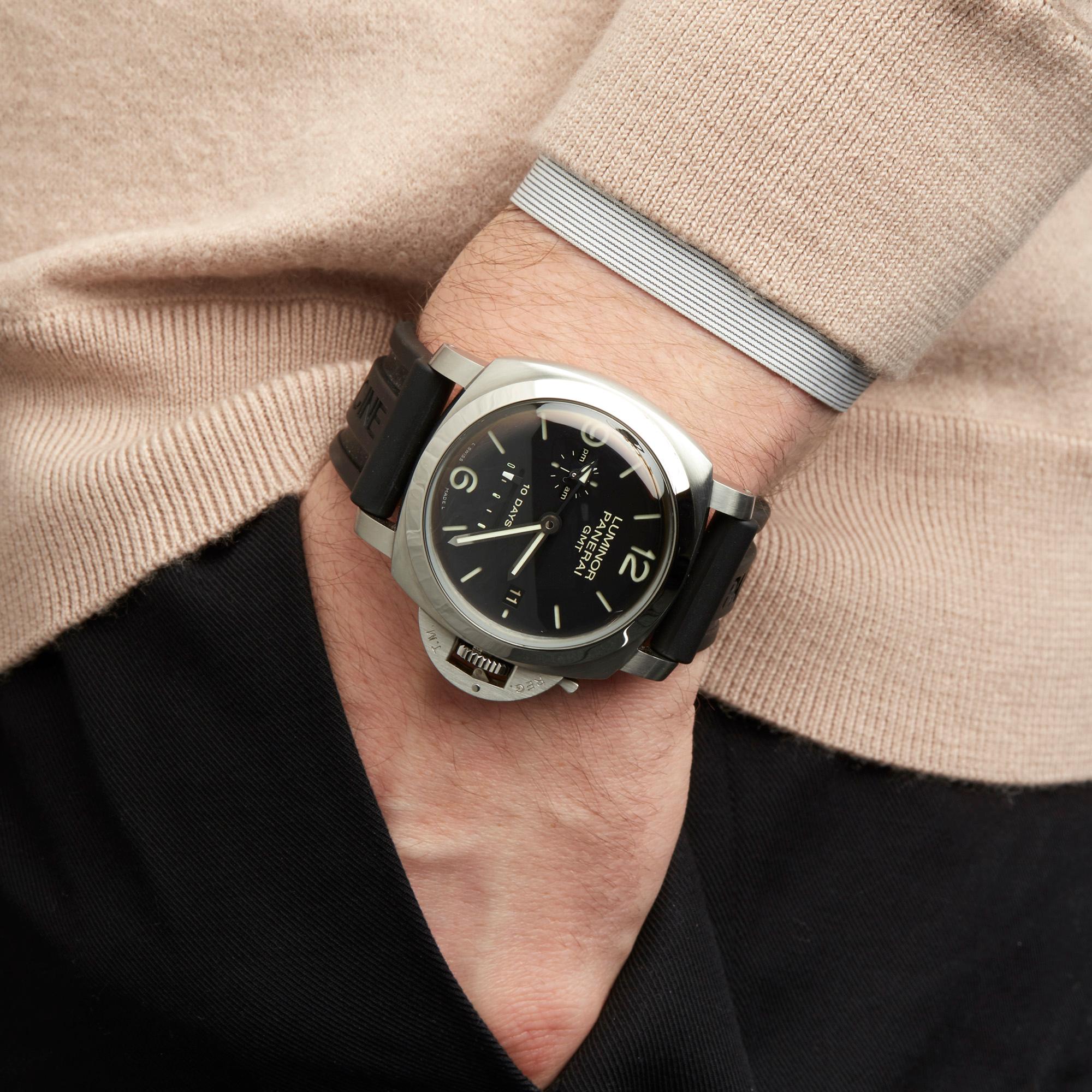 Men's Panerai Luminor GMT Stainless Steel PAM00270 Wristwatch