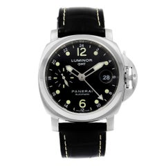 Panerai Luminor GMT Acier Cadran Noir Montre Homme Automatique PAM00159