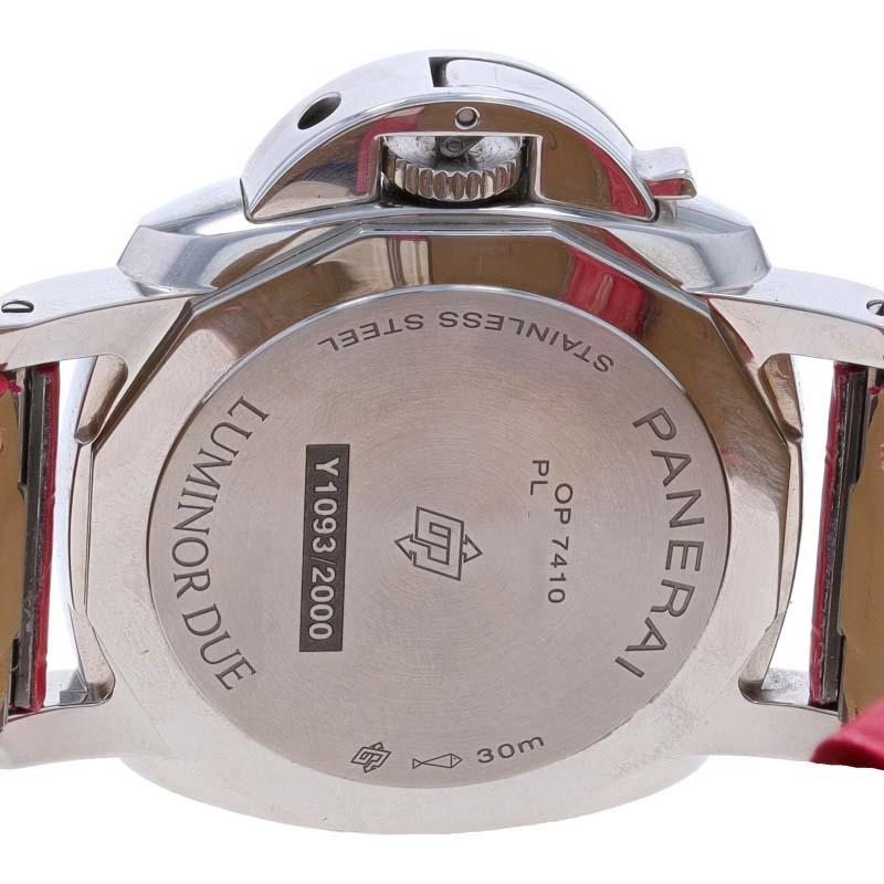 Reloj Panerai Luminor Señora PAM01180 - Acero inoxidable Automático en venta 4