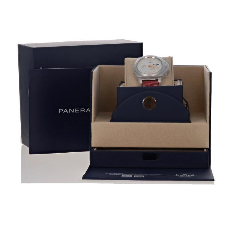 Reloj Panerai Luminor Señora PAM01180 - Acero inoxidable Automático en venta 5