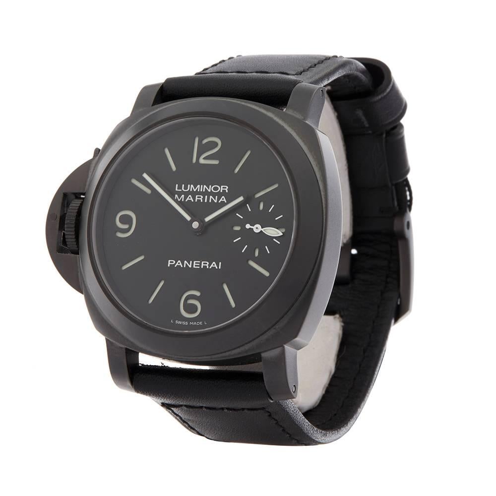 Ref: W5086
Manufacturer: Panerai
Model: Luminor
Model Ref: PAM00026
Age: 12th December 2010
Gender: Mens
Complete With: Box, Manuals & Guarantee
Dial: Black Arabic
Glass: Sapphire Crystal
Movement: Automatic
Water Resistance: To Manufacturers