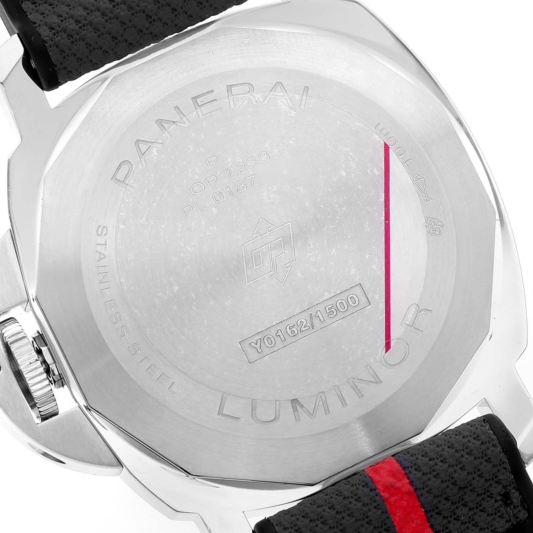 Men's Panerai Luminor Luna Rossa 44mm White Dial Mens Watch PAM01342 Unworn