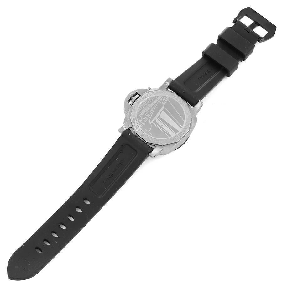 Panerai Luminor Luna Rossa GMT Titanium Carbotech Watch PAM01096 Unworn For Sale 3
